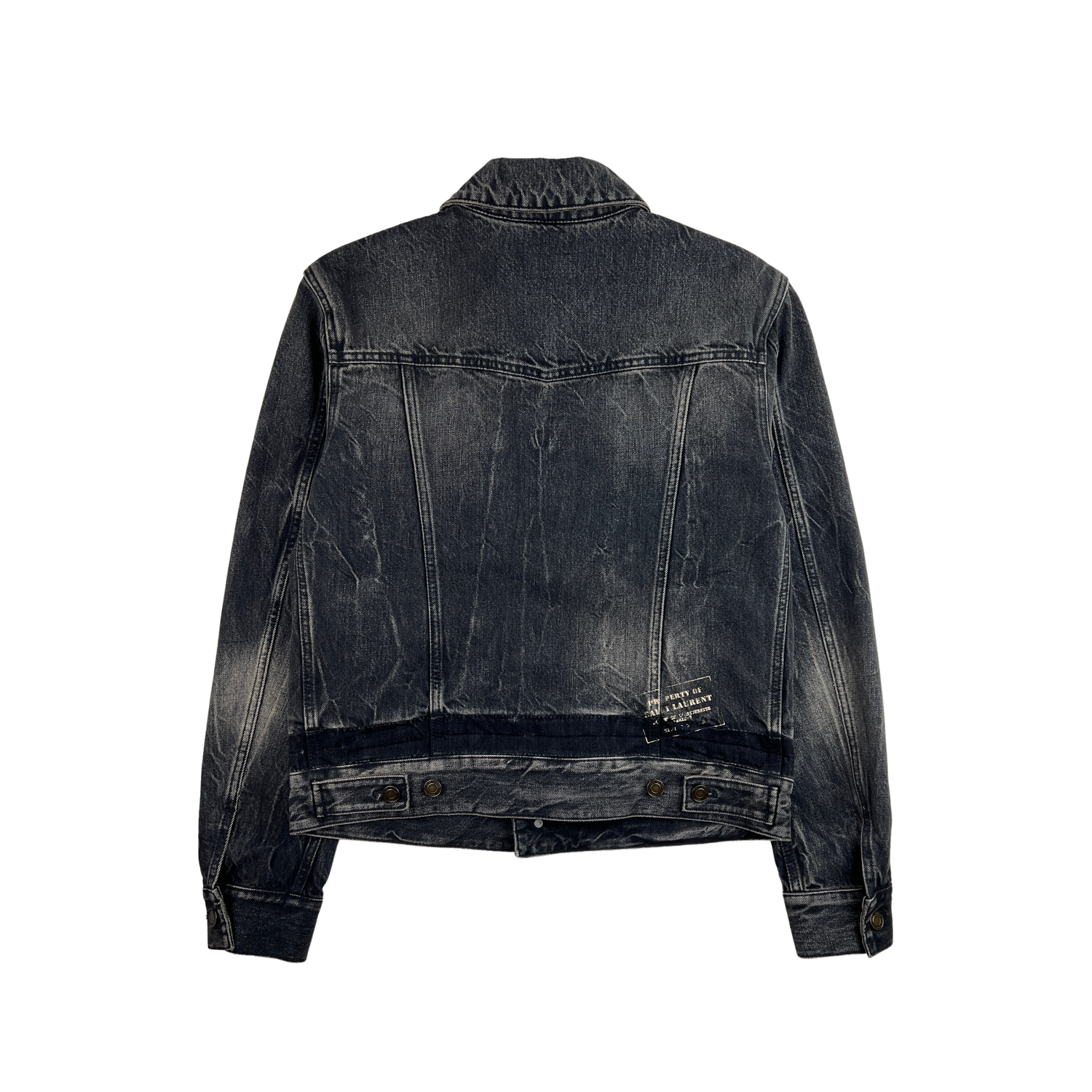 Saint+Laurent+Distressed+